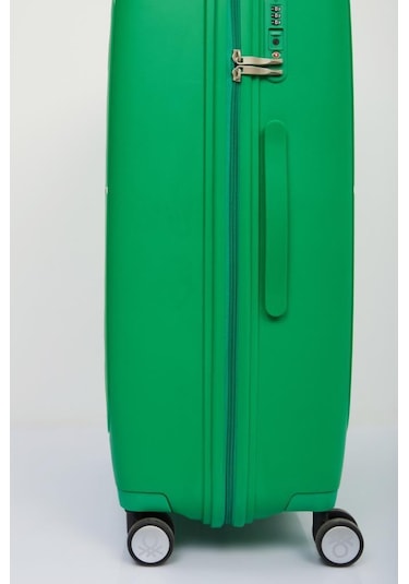 Benetton Trolley Valiz Yeşil Büyük Boy 14bnt1000-01-y