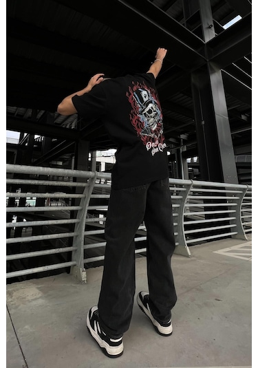 Flaw Basic Baggy Jean Antrasit Antrasit