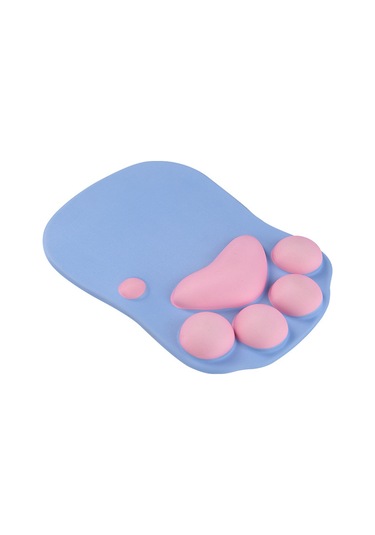 Sevimli Kedi Pençesi Bilek Pedi Klavye Pedi Silikon Kaymaz Yastık - B