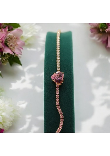 Casera's Kadın Bileklik Csr70124017 Gümüş - Pembe