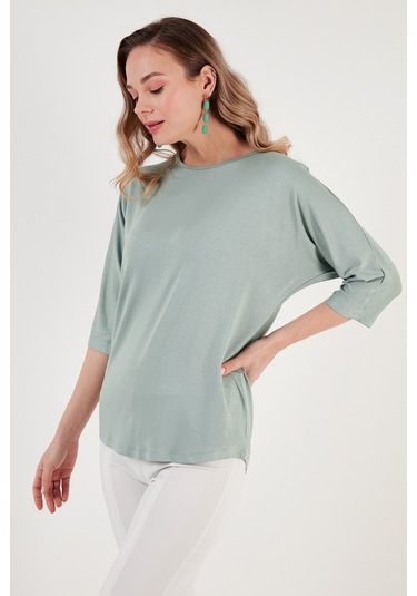 Lela Bisiklet Yaka Truvakar Kol Bayan Bluz 5861416Y Çağla