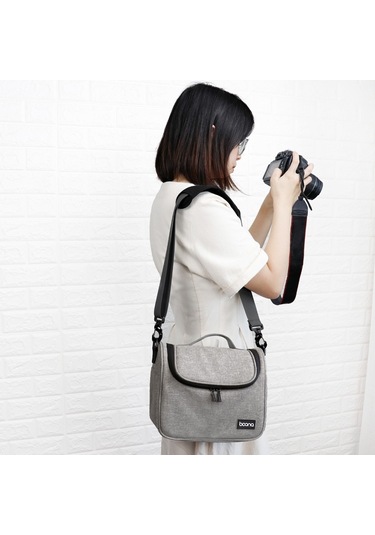 Baona Bn-h011 Dijital Slr Fotoğraf Makinesi Çantası Lens Depolama Omuz Çantası Siyah Diğer