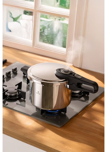 Emsan Fast Cooker Çift Emniyetli Düdüklü Tencere 6 Lt Siyah