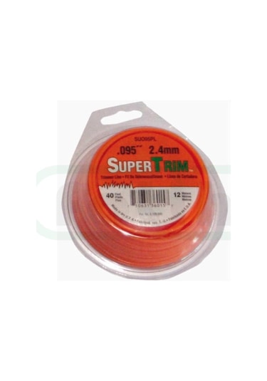 Super Trim Misina Elektrikli Tırpan Misinası 2.4 Mm 12M Yuvarlak