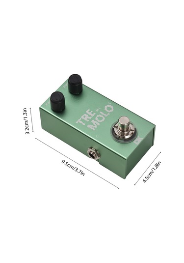 Xindoker Gitar Triller Efekti Pedalı - Metal Kasa, 6.35mm Giriş/çıkış, Hız Ve Derinlik Kontrolü, Led Gösterge