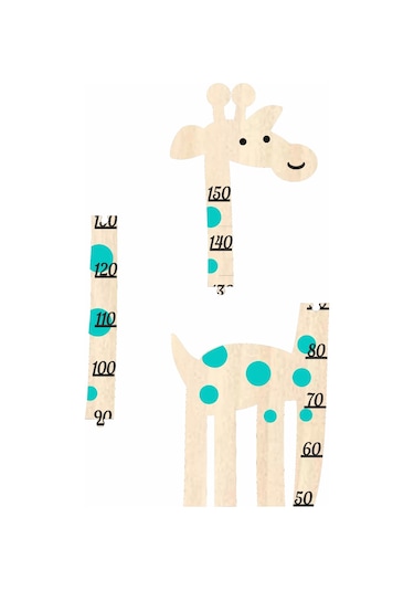 Ahtek Yapboz Zürafa Hayvanlı Boy Ölçer