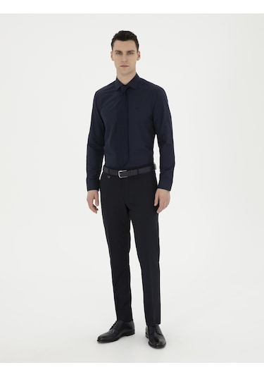 Pierre Cardin Erkek Lacivert Gömlek Basic 50285562-vr033 Lacivert