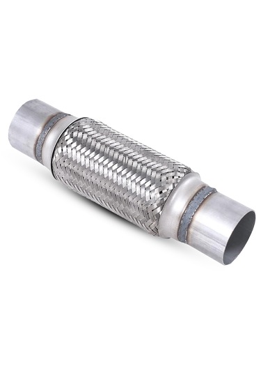 Egzoz Spiral Flex Borusu,45mmx 240mm Üniversal Tip, Paslanmaz Çe