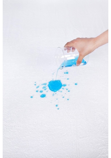 %100 Pamuk Fıtted Sıvı Geçirmez Tek / Çift Kişilik Bebek Alez Yatak Koruyucu Full Kenar Çarşaf Beyaz