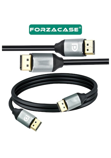 Forzacase Fc749 8k 60hz / 4k 144hz Görüntü Aktarıcı Kablo Dp To Dp 1.5m