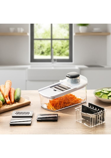 Emsan Smart Hazneli Dilimleyici 6 Parça Beyaz