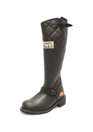 Harley Davidson Laconia Hi 646 Unisex  Black - Yağli Deri Çizme