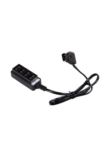 Kamera Güç Kablosu: B Tipi Erkek Başlıktan 4 Dişi Başlığa, 60cm Uzunluk, 10a Akım, Çoklu Cihaz Bağlantısı