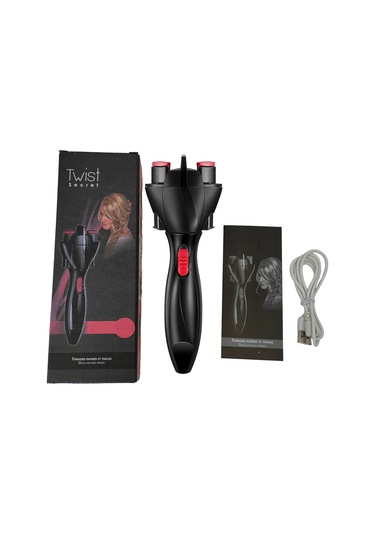 Elektrikli Saç Braider Diy Otomatik Saç Braider Taşınabilir Siyah