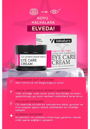 Velvatura Göz Çevresi Bakım Kremi 30 ML