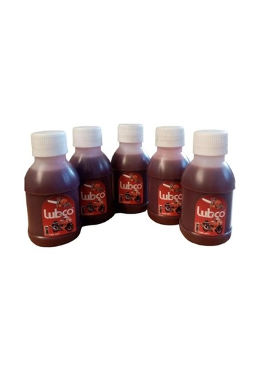Lubco 2T İki Zamanlı Kırmızı Benzine Karışım Yağı 5 x 100 ML