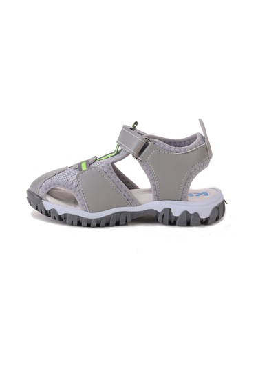 Kiko Kids Erkek Bebek Sandalet Arz 2399 Açık Gri