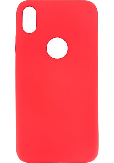 Okoz Apple Uyumlu iPhone Xr Arka Koruma Arka Koruma Kılıf - Kırmızı Kirmizi