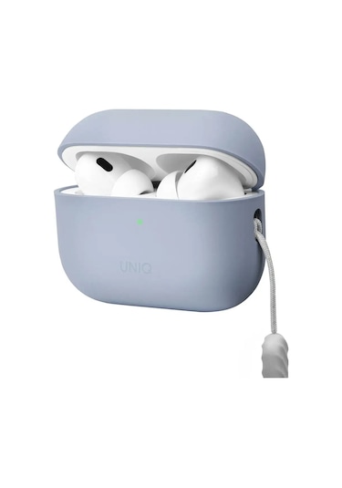 Unıq Airpods Uyumlu Pro 2 İçin Lıno Silikon Kılıf Bilek Askısı İle 147855447 Açık Mavi