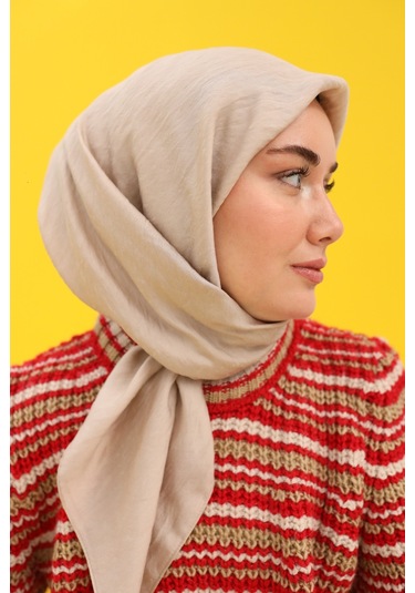 Prime Eşarp 78009-10 Açık kahverengi