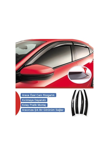 Opel Corsa D Ve E 4lü Mugen Cam Rüzgarlığı