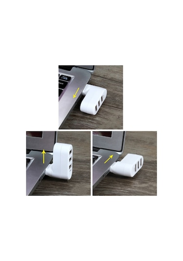 4692b 4 Port Usb 2.0 Hub Çoklayıcı Çoğaltıcı 180 Derece