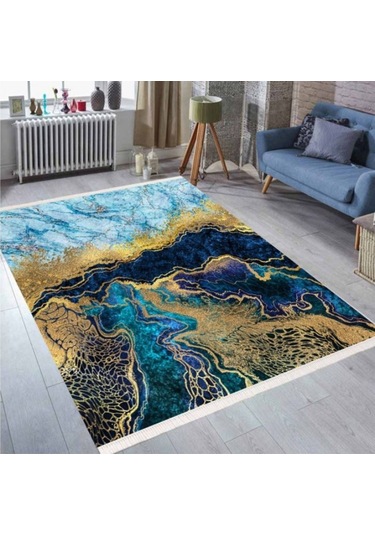 Halıportalı Pvc Taban Mermer Desen Salon Mutfak Halısı I-Fm-2059