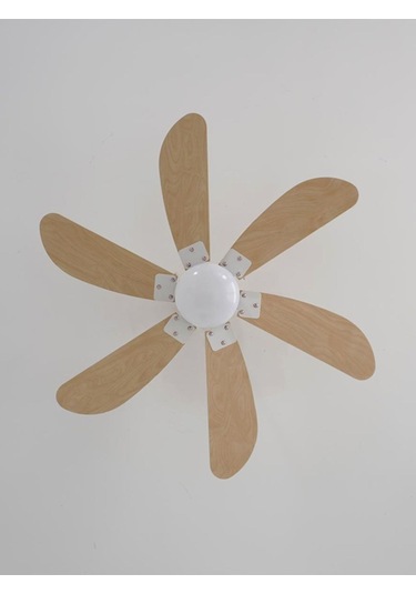 Woox İleri Geri Fonksiyonlu 6 Kanatlı Fan Ve Işıklı Uzaktan Kumandalı Tavan Vantilatörü, Kahverengi