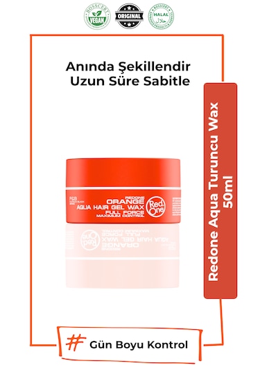 Redone Aqua Wax Turuncu 50 Ml