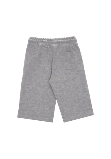 U.S. Polo Assn. Erkek Çocuk Gri Melanj Örme Şort 50298078-VR086