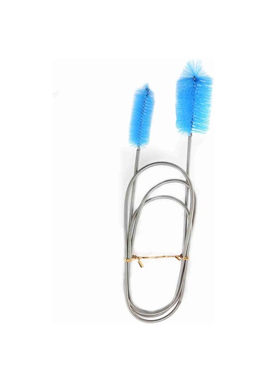 Ruicoo Stahlfeder Aquarium Boru Temizleme Fırçası - Çift Uçlu, 9-35mm Çapı, Su Pompa/filtre Temizliği Mavi