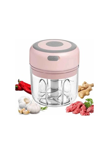 Gıda Öğütücü Elektrikli Zencefil Sarımsak Kıyıcı Usb Şarj