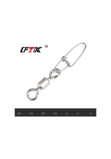 Ftk 5 Adet Balıkçılık Kanca, Pike Balıkçılık Aksesuarları Paslanmaz Çelik Döner Rulman Pimi Konektörü Balık Yemi Döner Kanca 2 -5pcs