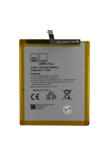 General Mobile Gm5 Plus için Nettech 3100 Mah Lityum-Lion Batarya