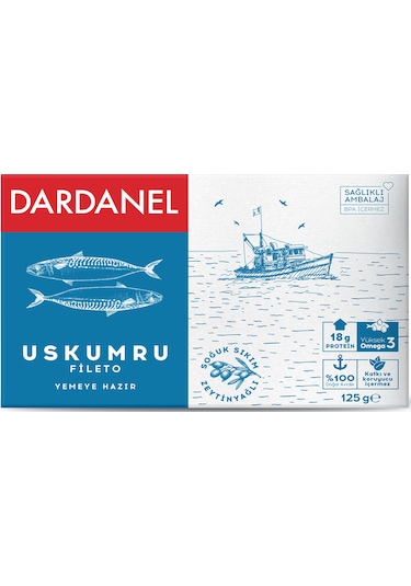 Dardanel Uskumru Fileto 125 G