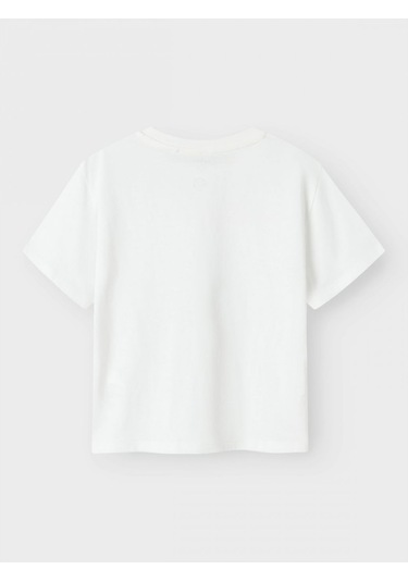 Name It Nkfdukko Ss Nreg Top Box Kız Çocuk T-shirt 13240652 Beyaz