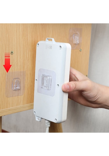 Kosona Transparent 6x6mm Nanosimli Zımba Takımı - İz Olmadan Duvar Fiksatörü, 10kg Yük Taşıma, Su Geçirmez, Çeşitli Yüzeyler İçin 2 Adet