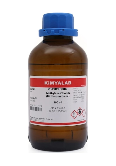 Metilen Klorür Diklorometan 99,9% Dichloromethane Gls 500 ML