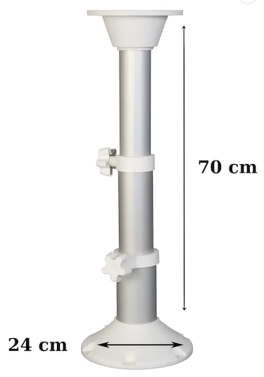 Tekne Karavan Teleskopik Masa Ayağı 3 Kademeli