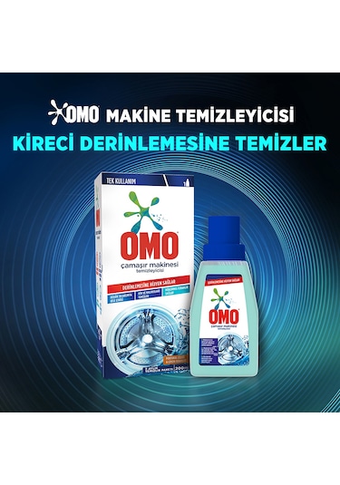 Omo Çamaşır Makinesi Temizleyicisi Çam Esintisi 3 x 200 ML