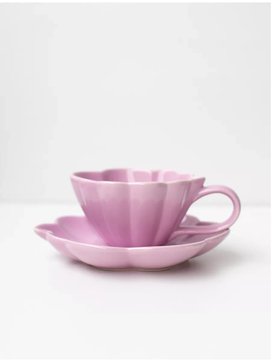 Perex Çay Takımı Seti Fincan Ve Tabak, 200 Ml 198606042 Violet