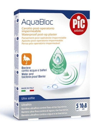 Pic Solution Aquabloc Steril Film Pedli Yara Örtüsü 10 x 8 CM 5'li