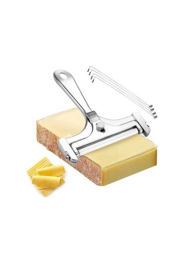 Besthome1 304 Çelik Teli Peynir Dilimleyici Seti - Alüminyum Gövde, 4 Yedek Tel Diğer
