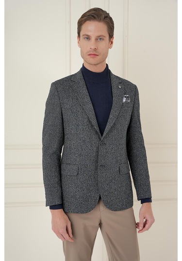 C 692 Slim Fit Siyah Spor Ceket Siyah