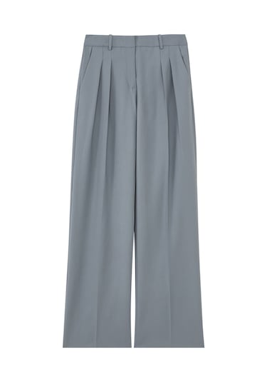 Loulou Studio Modern Kesim Pantolon Gri