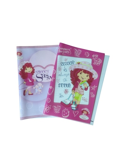 Abka Çilek Kız A5 Geçmeli Defter Kabı 5'l