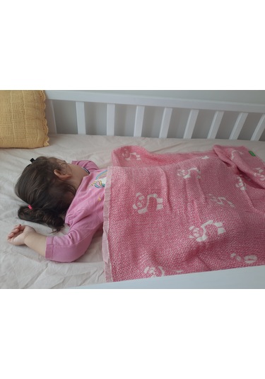 H2o Tekstil Bebek Battaniyesi Pembe