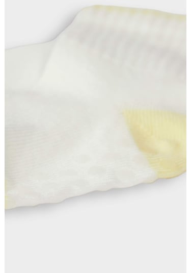 Defacto Erkek Bebek Kaydırmaz Taban 3lü Pamuklu Uzun Çorap E5019a5nswt1 Beyaz