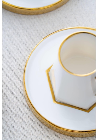 Mars 6 Kişilik Kahve Fincanı Takımı - 90 Ml