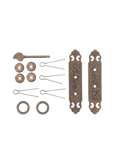 Oymalı Pirinç Düz Kulp Zarif Gardırop Kapı Aksesuarı Huiliang